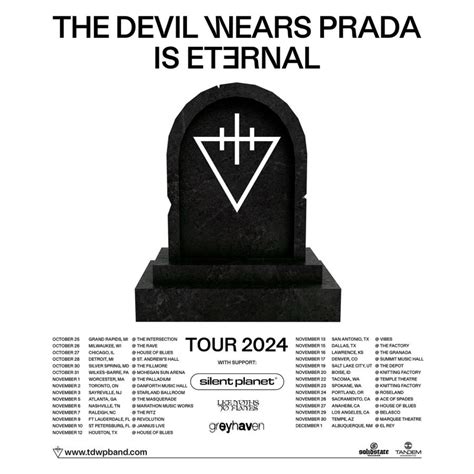 devil wears prada 2019 tour|the devil wears Prada concert.